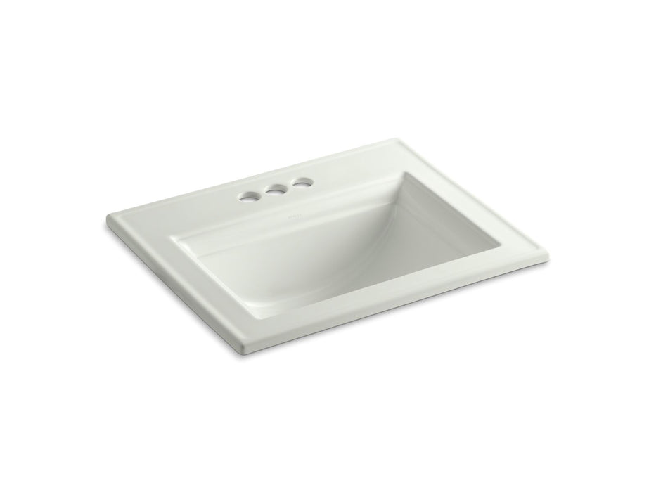 Kohler Memoirs 22-3/4" rectangular drop-in bathroom sink