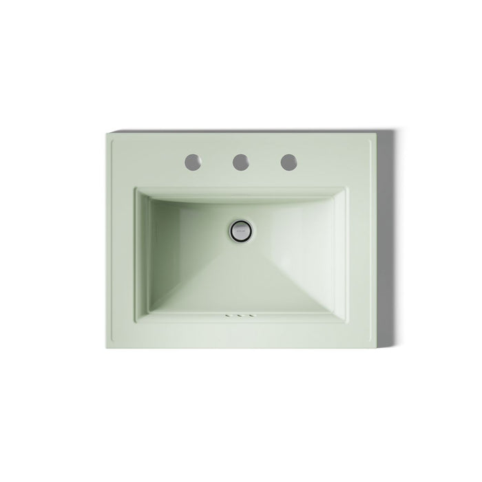 KOHLER K-2337-8 Memoirs 22-3/4" rectangular drop-in bathroom sink