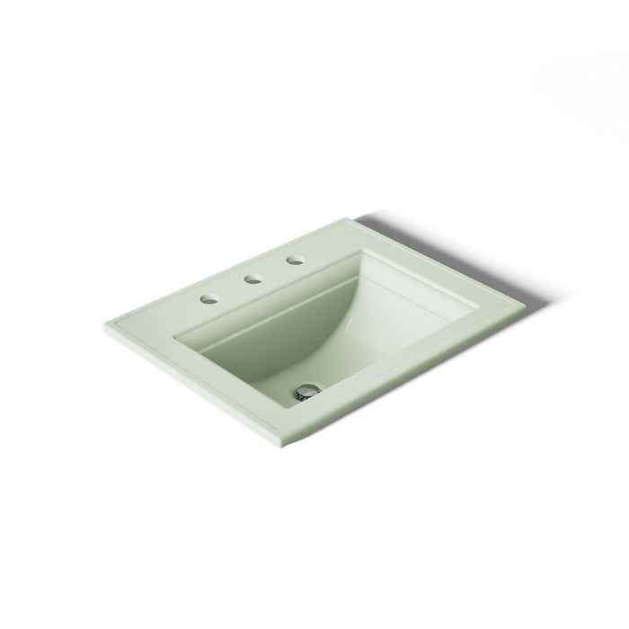 KOHLER K-2337-8 Memoirs 22-3/4" rectangular drop-in bathroom sink