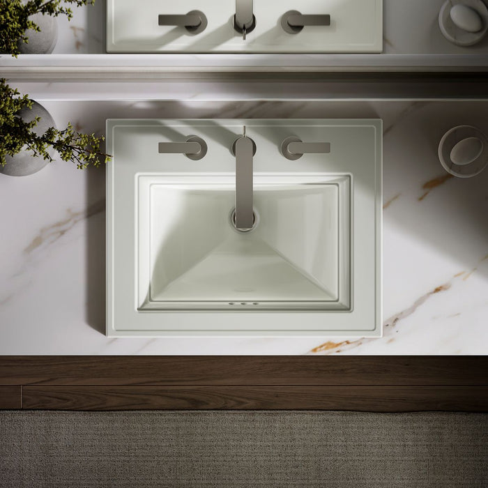 Kohler Memoirs 22-3/4" rectangular drop-in bathroom sink