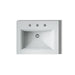 KOHLER K-2337-8 Memoirs 22-3/4" rectangular drop-in bathroom sink, ice grey - view 3