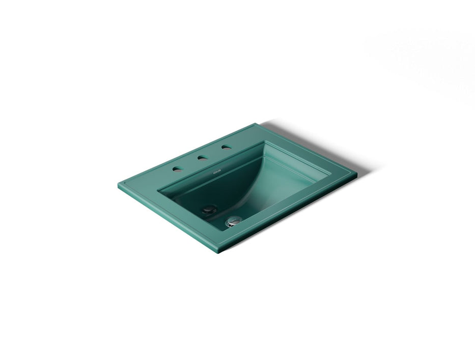 KOHLER K-2337-8 Memoirs 22-3/4" rectangular drop-in bathroom sink