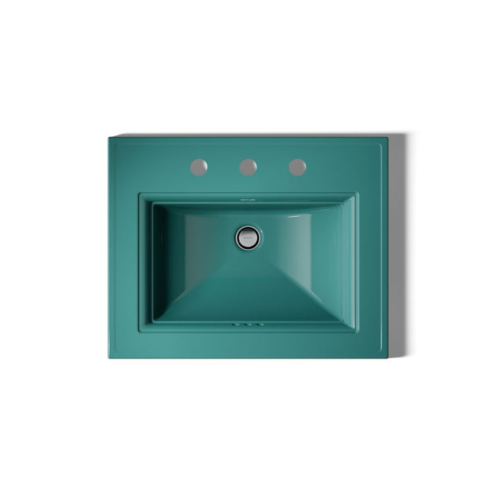 KOHLER K-2337-8 Memoirs 22-3/4" rectangular drop-in bathroom sink