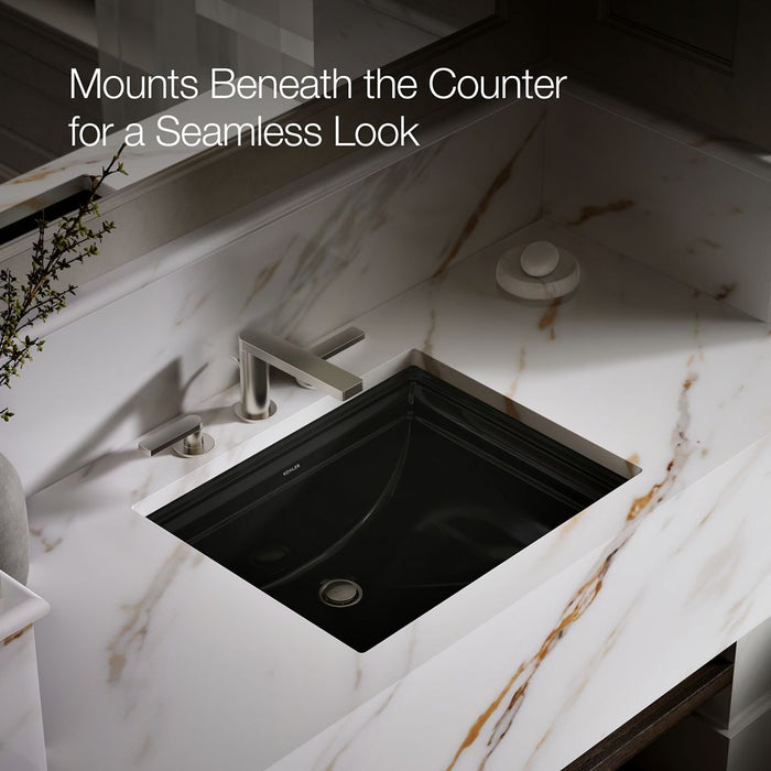 KOHLER Memoirs 20" rectangular undermount bathroom sink