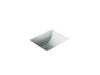 KOHLER K-2339 Memoirs 20" rectangular undermount bathroom sink, ice grey