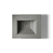 KOHLER K-2344-4 Memoirs 25" rectangular pedestal bathroom sink, thunder grey - view 3