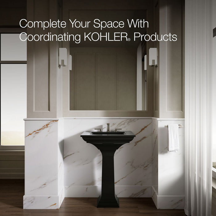 KOHLER K-2344-8 Memoirs Stately Pedestal Sink Combination with 8" Widespread