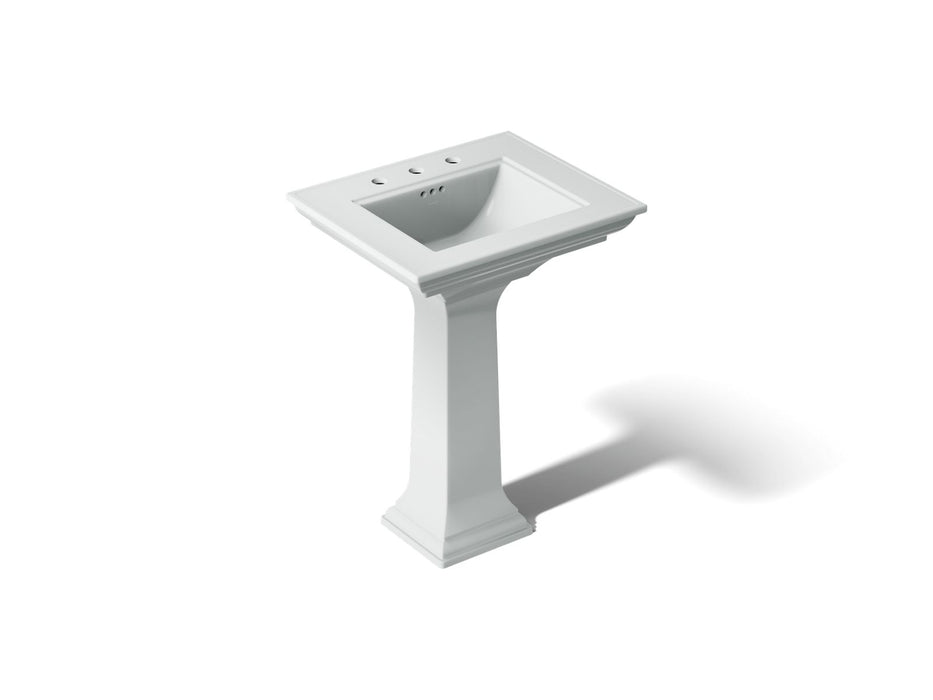 KOHLER K-2344-8 Memoirs Stately Pedestal Sink Combination with 8" Widespread