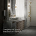 Kohler Parallel Single-handle bathroom sink faucet, 1.2 gpm