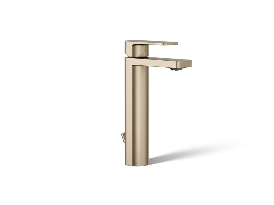 KOHLER K-23475-4K Parallel Tall single-handle bathroom sink faucet, 1.0 gpm
