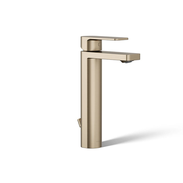 KOHLER K-23475-4K Parallel Tall single-handle bathroom sink faucet, 1.0 gpm