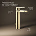 Kohler Parallel Tall single-handle bathroom sink faucet, 1.0 gpm
