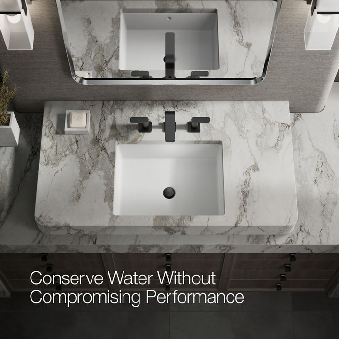KOHLER K-23484-4 Parallel Widespread bathroom sink faucet, 1.2 gpm