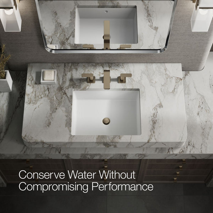 KOHLER K-23484-4 Parallel Widespread bathroom sink faucet, 1.2 gpm