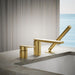 Kohler Parallel Deck-mount bath faucet with handshower