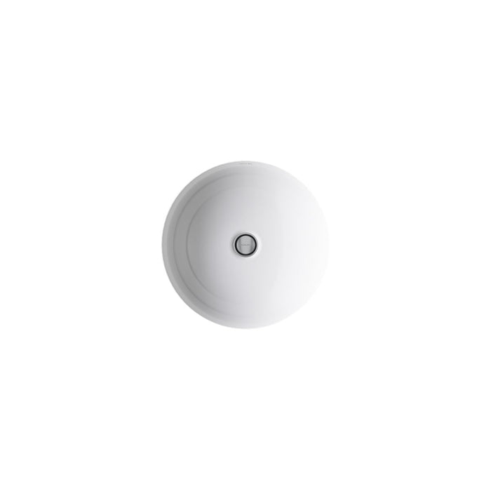 KOHLER Camber 16-1/4" round undermount bathroom sink, no overflow