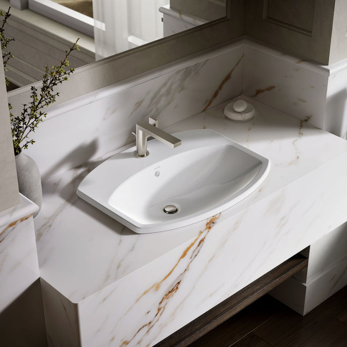 KOHLER K-2351-1 Cimarron 22-3/4" rectangle drop-in bathroom sink