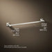 KOHLER KOHLER K-23525 Parallel 24" towel bar