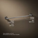 KOHLER KOHLER K-23525 Parallel 24" towel bar