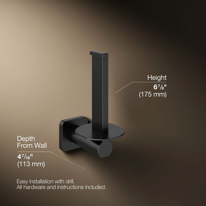 KOHLER KOHLER K-23527 Parallel Vertical toilet paper holder