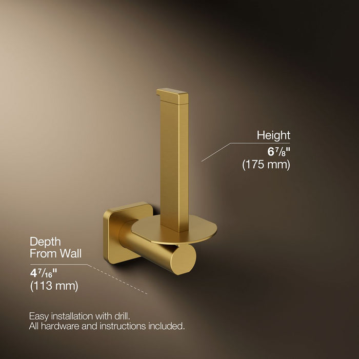 KOHLER KOHLER K-23527 Parallel Vertical toilet paper holder