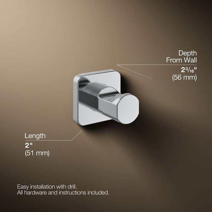 KOHLER K-23529 Parallel Robe hook