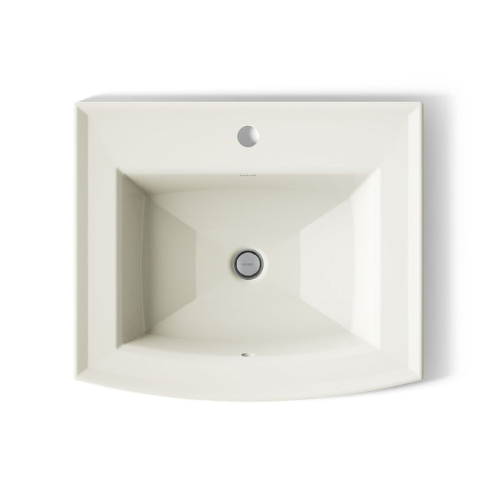 Kohler Archer 22-3/4" rectangular drop-in bathroom sink