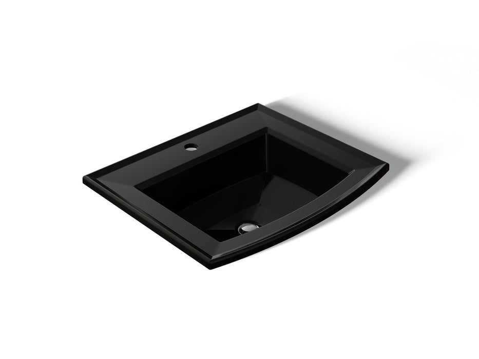 Kohler Archer 22-3/4" rectangular drop-in bathroom sink