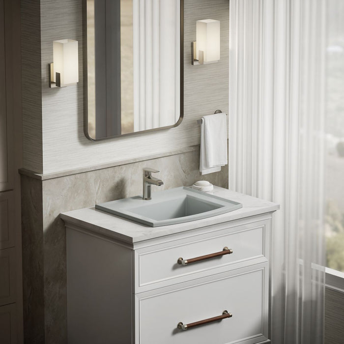 Kohler Archer 22-3/4" rectangular drop-in bathroom sink