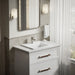 KOHLER K-2356-1 Archer 22-3/4" rectangular drop-in bathroom sink, white - view 4