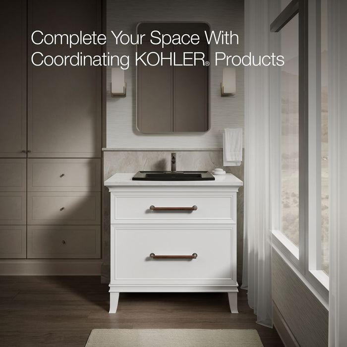 Kohler Archer 22-3/4" rectangular drop-in bathroom sink