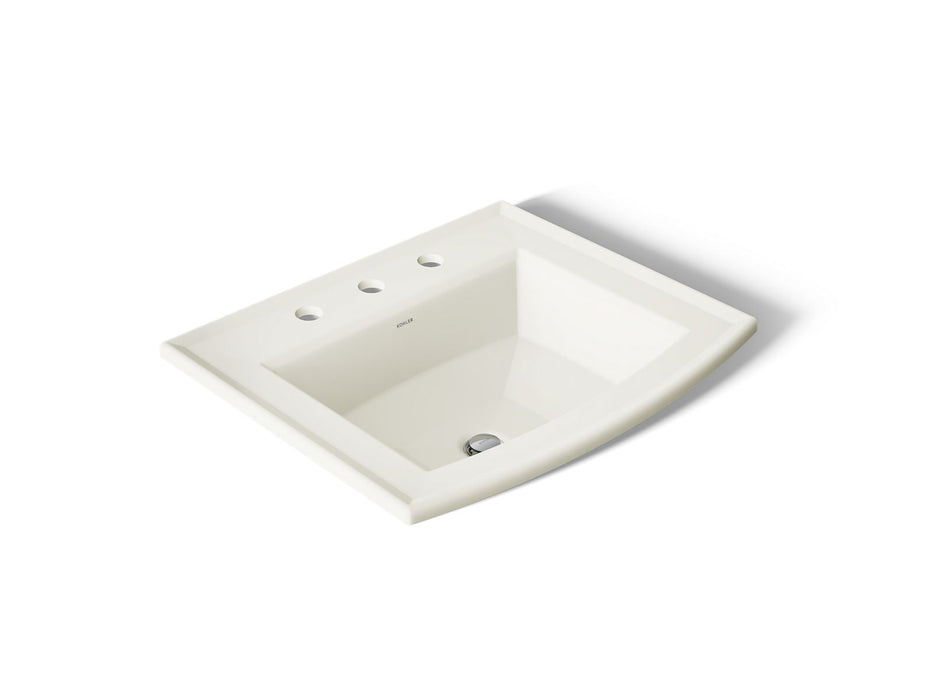 Kohler Archer 22-3/4" rectangular drop-in bathroom sink