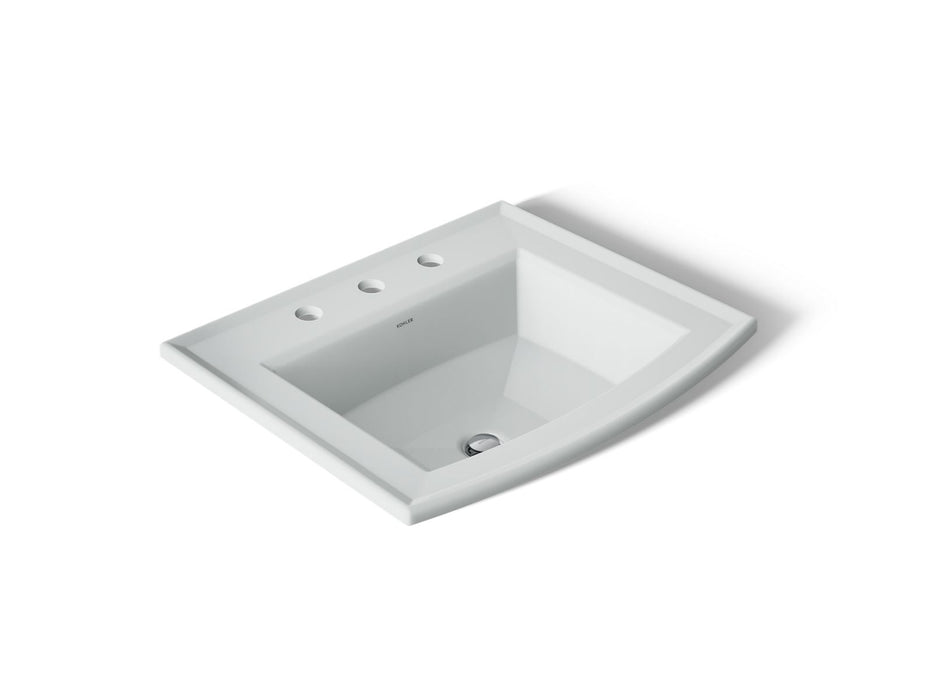 Kohler Archer 22-3/4" rectangular drop-in bathroom sink
