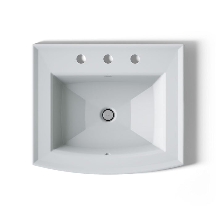 Kohler Archer 22-3/4" rectangular drop-in bathroom sink