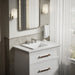KOHLER K-2356-8 Archer 22-3/4" rectangular drop-in bathroom sink, white - view 4