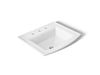 KOHLER K-2356-8 Archer 22-3/4" rectangular drop-in bathroom sink