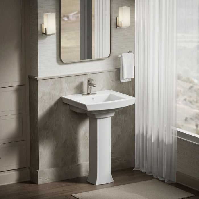 KOHLER K-2357 Archer Pedestal only, white - view 2