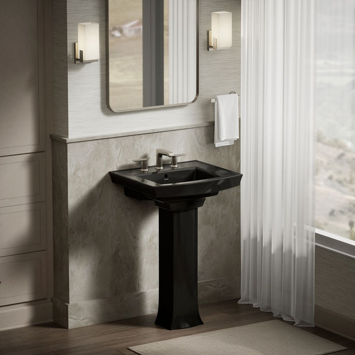 Kohler Archer 24" rectangular pedestal bathroom sink