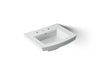 Kohler Archer 24" rectangular pedestal bathroom sink