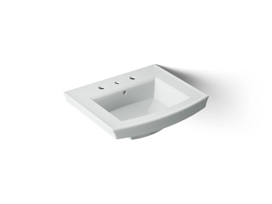 Kohler Archer 24" rectangular pedestal bathroom sink