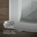 KOHLER K-2359-4 Archer 24" rectangular pedestal bathroom sink, ice grey - view 2