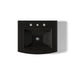 KOHLER K-2359-8 Archer 24" rectangular pedestal bathroom sink, black black - view 3
