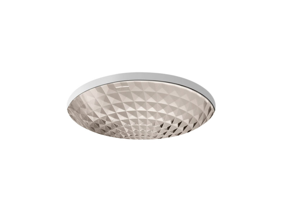 KOHLER Kallos 16" round undermount bathroom sink, no overflow
