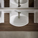 KOHLER K-2362-1 Cimarron 22-3/4" rectangular pedestal bathroom sink, white - view 5