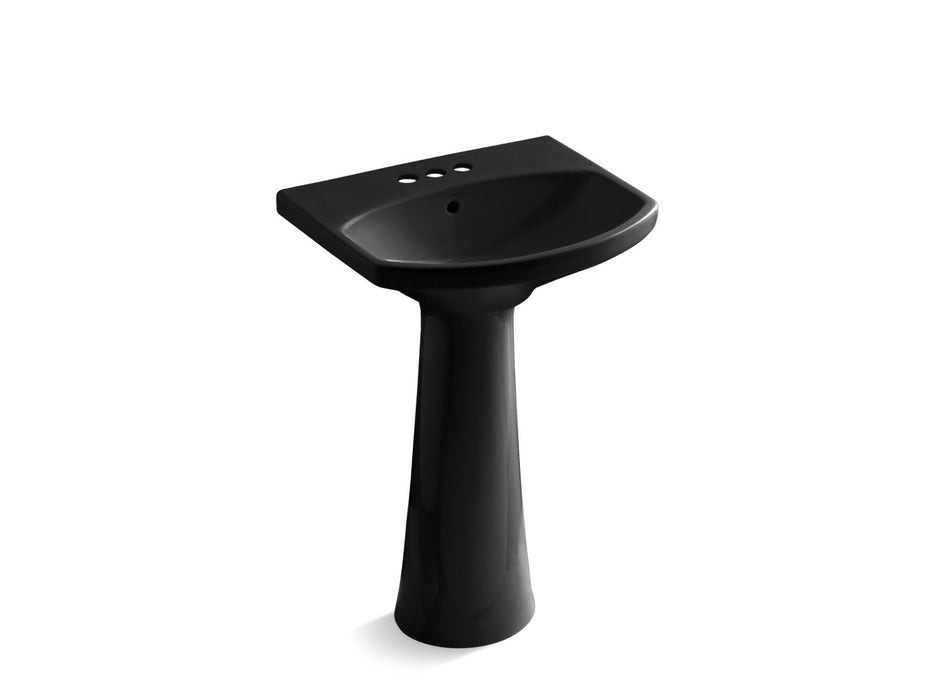 KOHLER K-2362-4 Cimarron Pedestal Sink Combination with 4" Centerset