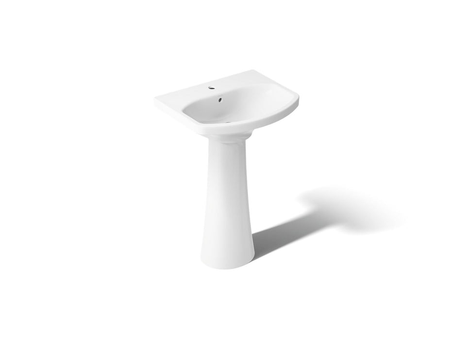 KOHLER K-2362-1 Cimarron 22-3/4" rectangular pedestal bathroom sink