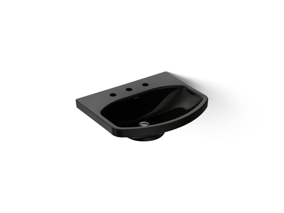 Kohler Cimarron 22-3/4" rectangular pedestal bathroom sink