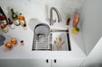 KOHLER K-23650 Prolific 23" undermount single-bowl workstation kitchen sink