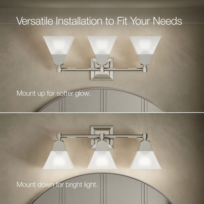 3/4 view of product with dimensions