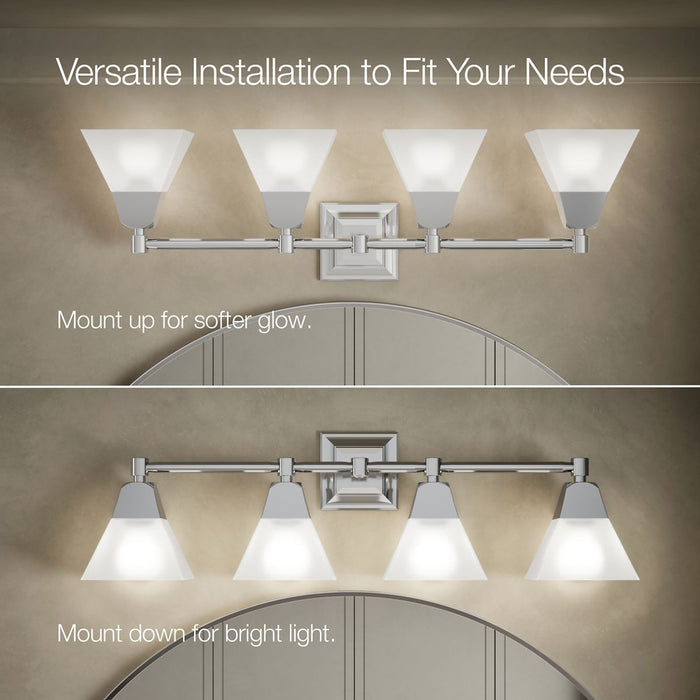 3/4 view of product with dimensions